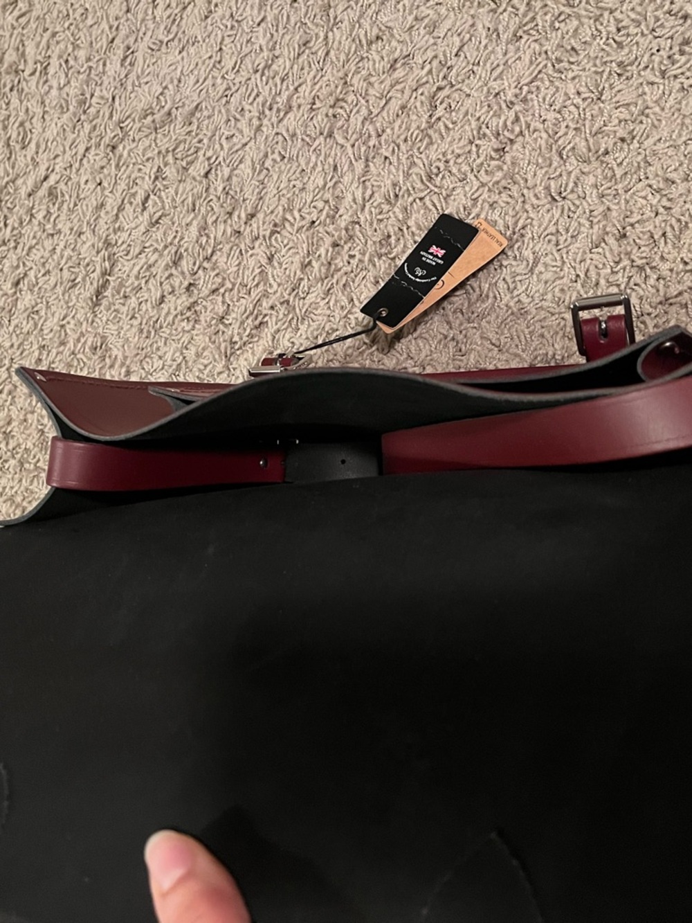 The Cambridge Satchel Company Burgundy Leather Satchel – Made in England - Picture 11 of 15